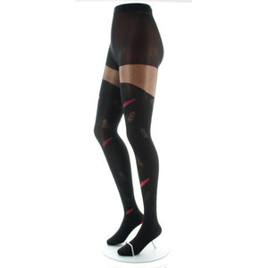 Collant fille uni en maille côtelée rose | GEMO Collant fille uni en maille côtelée rose | GEMO